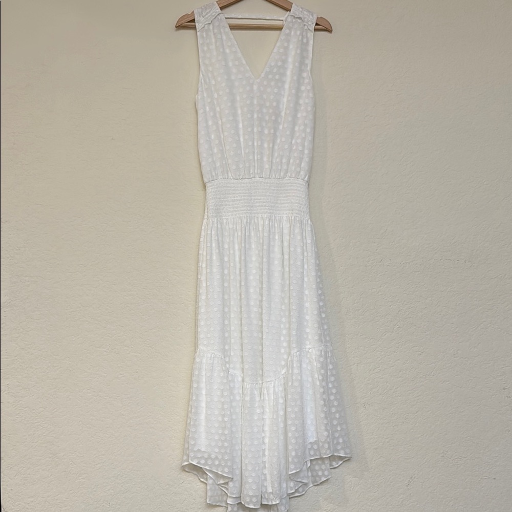 Ramy Brook, White Asymmetrical Sundress, Size S, NWT